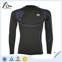 Camiseta deportiva de manga larga reflectante para hombres